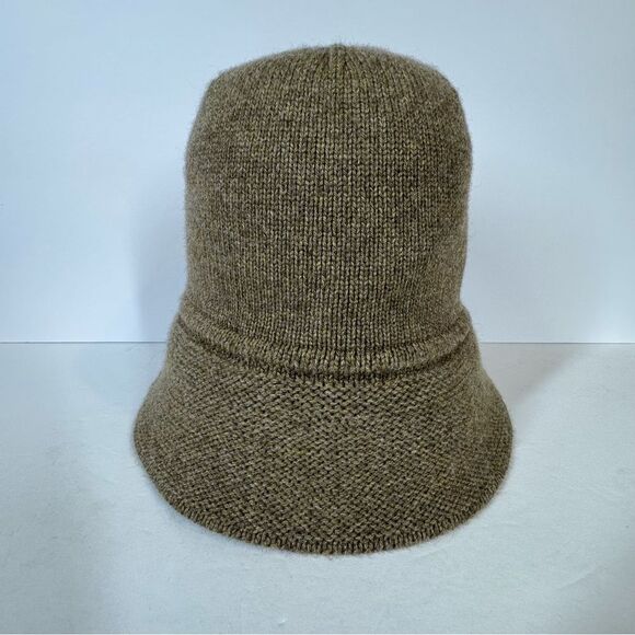 Loro Piana Pastore Cashmere Blend Bucket Hat Made in Italy Tundra Melange Medium main image 7